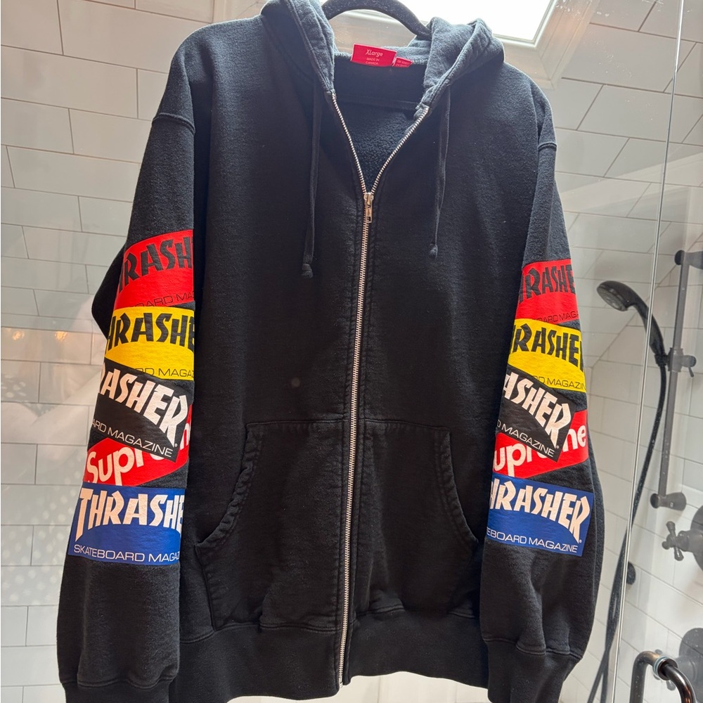 Supreme Thrasher Black Sweatshirt XL